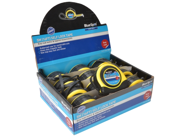 BlueSpot Tools Tape 5m (12 Piece Display)