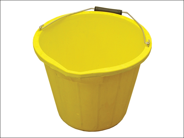 Faithfull 3 Gallon 14 litre Bucket - Yellow