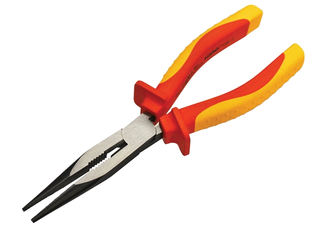 Faithfull Long Nose Pliers VDE 200mm