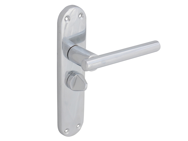 Forge Backplate Handle Privacy - Modular Chrome Finish