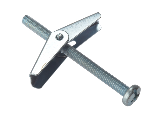 Forgefix Plasterboard Spring Toggle M5 x 50mm Bag 10