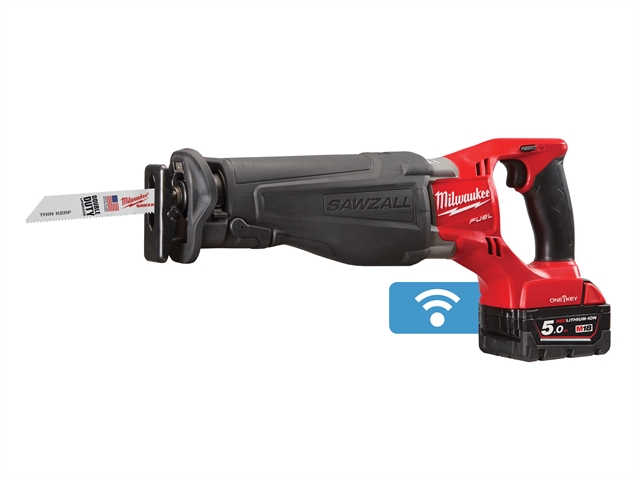 Milwaukee M18 ONESX-502X ONE-KEY™ Reciprocating Saw 18 Volt 2 x 5.0Ah Li-Ion