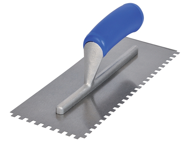 Vitrex Notched Adhesive Trowel Square 6mm Soft Grip Handle 11 x 4.1/2in