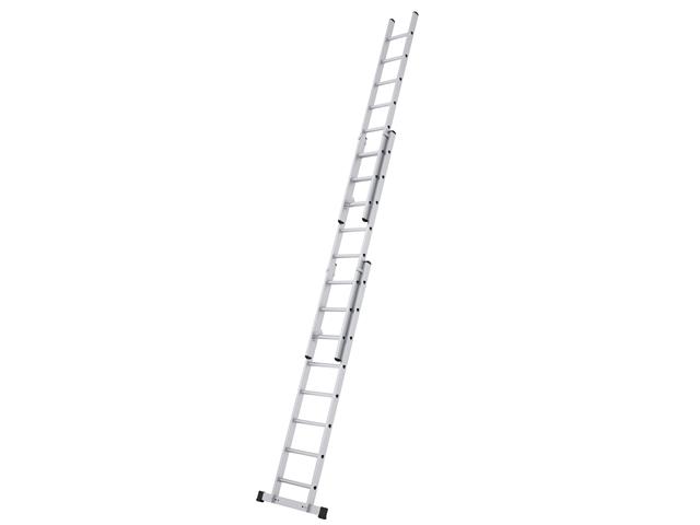 Zarges Everest 3DE 3-Part Extension Ladder D-Rungs 3 x 14