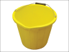 Faithfull 3 Gallon 14 litre Bucket - Yellow 1