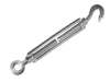 Faithfull Straining Screw 6mm Hook & Eye Galvanised 89mm 1