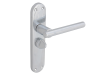 Forge Backplate Handle Privacy - Modular Chrome Finish 1