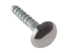 Forgefix Wood Screw Slotted Round Head ST Black Japanned 1 x 10 Box 200 1