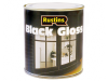 Rustins Gloss Paint Black 1 Litre 1