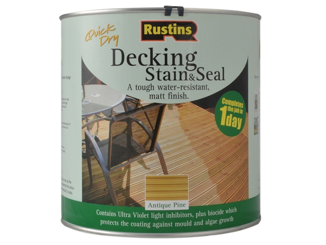 Rustins Decking Stain Antique Pine 2.5 Litre